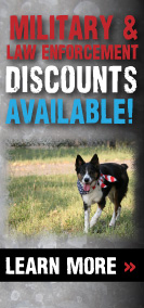 Military Discounts on our dog dens and doghouses!