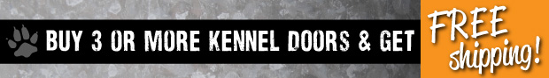 buy 3 or more of the best kennel dog doors out there and get free shipping!